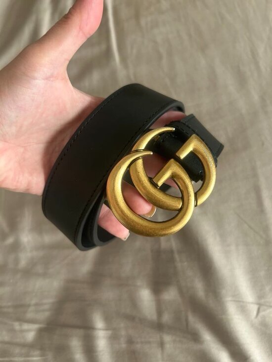 Fashion Design Gold Buckle Belt M/L